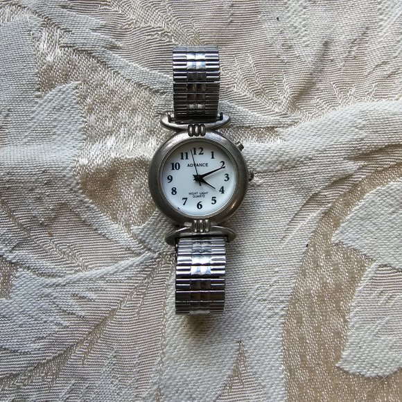 Advance Night Light Quartz Watch with Stretch Band - Picture 7 of 15